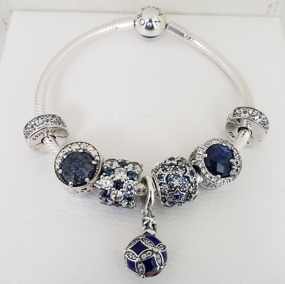 🎉Authentic Pandora 8pc BRACELET SET - Picture 1 of 13